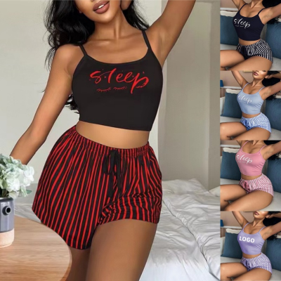 Erotic Lingerie Pajamas Loungewear Two-piece Set of Casual and Comfortable Sex Pajamas