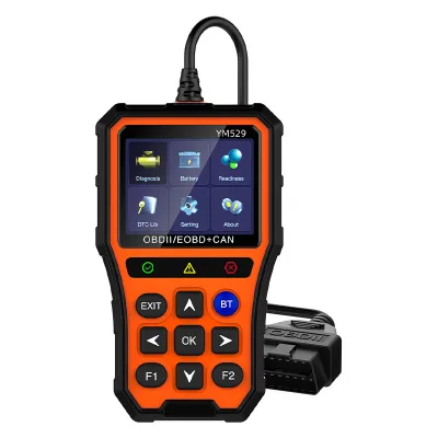Car Diagnostic Tool - OBD2 Scanner HD IPS Display with Battery Tester, Engine Fault Code Reader for All Vehicles
