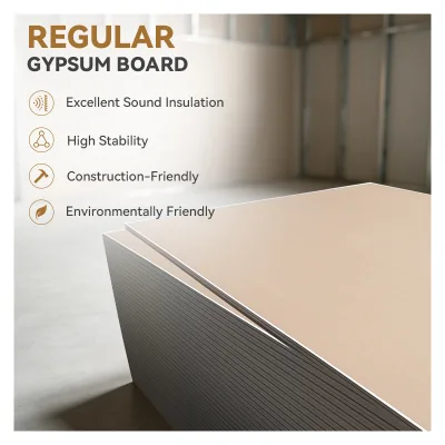 JZL Waterproof Sound-Absorbing Gypsum Booard Fire Protection Ceiling Board for Modern Office Interior Decoration