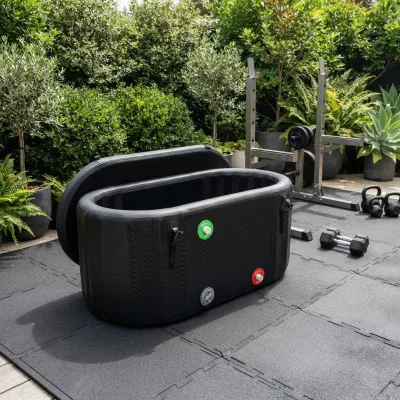 OMNI 80mm Thick Portable Inflatable Cold Plunge Tub Fast Inflation Cold Plunge Pool Insulated Cover for Outdoor Bathroom Hotel