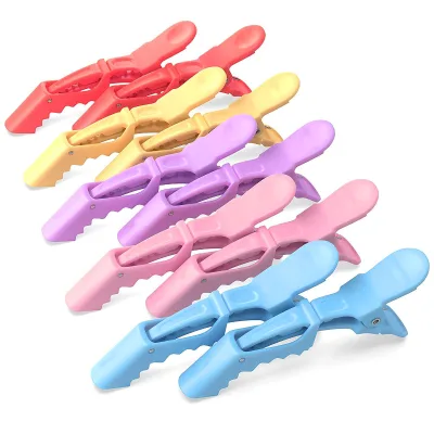 6/8 PCS Professional Alligator Hair Clips Hair Styling Clips Sectioning Clips of Hair Salon