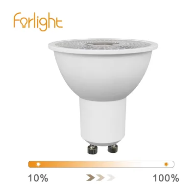 Gu10 Dimmable Led Gu10 7w Dimmable 6w Led Gu10 Bulb 3000k Gu10 Plastic Cup 230v 5w Cob Led Interior Spotlights