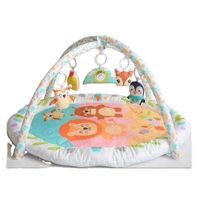 Baby Wholesale Babies Newborn Educational Cotton Soft Play Mat Nature Baby Playmat