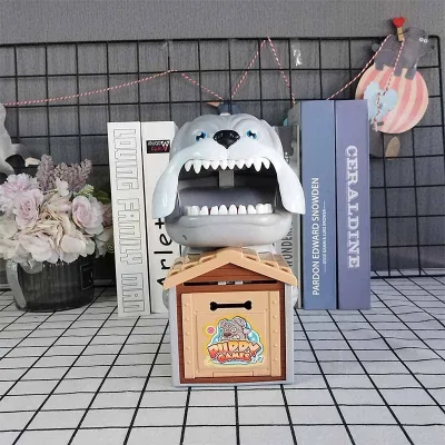 High Quality Password Box Biting Hand Dog Animal Shape Piggy Banks Password Piggy Bank