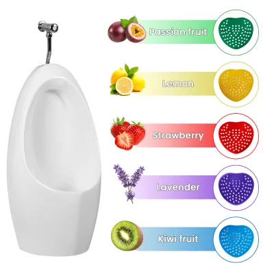 Durable Urinal Screen Scented Mat Anti-Splash Deodorizing Urinal Mat for Toilets and Washrooms