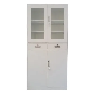 Vertical Modern 4 Door 2 Drawer Metal Archival Cabinet Lockable Office Furniture Storage File Cabinet