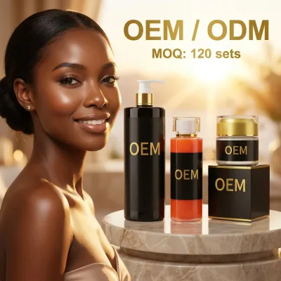 OEM ODM Private Label Organic Tomato Vitamin C Gluta Dark Skincare Set Anti-Aging Wrinkle with Whitening Firming Moisturizing