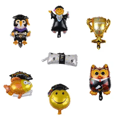Mini  High Quality Eco-friendly Balloon  Inflatable Balloons Customized Graduation Aluminum Foil Balloon