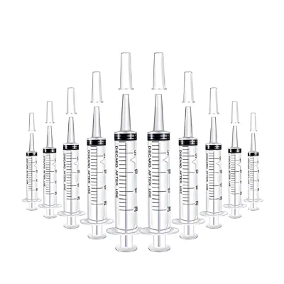 High Quality Veterinary Syringe Disposable Medical Syringe With Needle 1/2/3/5/10/20/30/50/60/100/150/500 ml