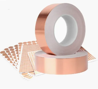 Kuliwei Factory Wholesale Copper Foil EMI Shielding Tape, Flexible Copper Tape for Electronic Consumer Appliances