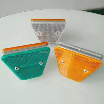 White Delineator, Road Reflector, Guardrail Attached White Delineator, Delineator Reflector