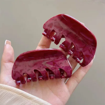 Hot Selling Claw Clips With Dragon Fruit Color Hair Clip Various Shapes Factory Wholesale Clip for Woman