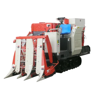 4LBZ-120YA Factory Sale Various Electric Start Diesel Fuel Mini Combine Harvesting Machine