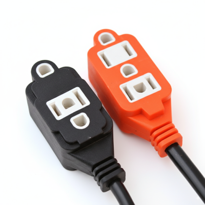 Power Cords Extension Cords Home Appliance 3 Meters 2 Pin Male Extension Cable with Extension Cord Safety Cover