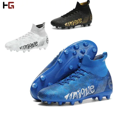 Custom Training Boots Football Cleats Metal Stud Men Oem Soccer Shoes
