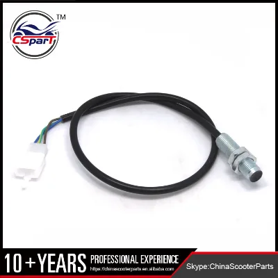 ATV Digital Odometer Sensor Cable for Motorcycle Digital Odometer Speedometer Tachometer