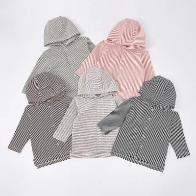 New Styles Unisex Fashion Casual Toddler Hoodie Tops Babies' Hooded Cardigan