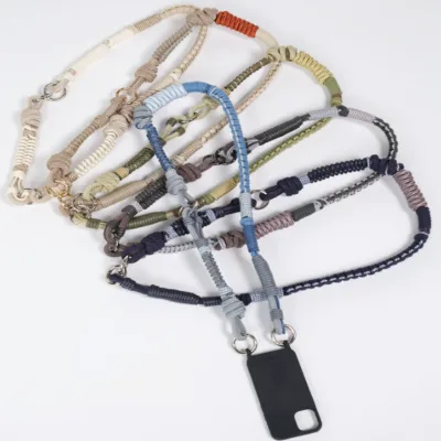 2025 Polyester Crossbody Mobile Phone Case Strap Convenient Hang around Neck Cell Phone Lanyard