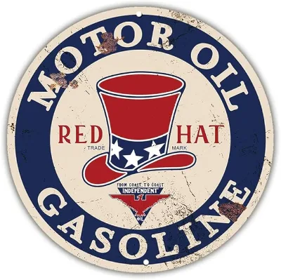 Hot Selling Vintage Metal Sign Promotional Round Shape 30*30cm Metal Aluminum Sign