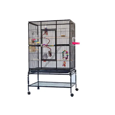 Wholesale large outdoor cheap wrought iron canary bird cage breeding cage