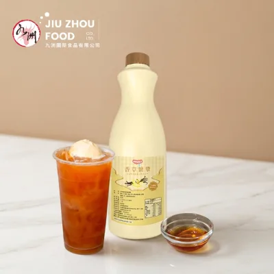 Vanilla Syrup for Coffee 1.2kg Flavor Concentrate Liquid Syrup Milk Tea Milkshake Bubble Tea Commercial Grade HACCP
