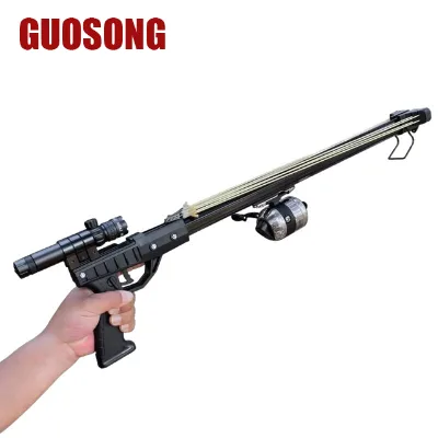 Professional High-Power Hunting Slingshot Bow-Style Sling With High-Precision Laser Aiming for Outdoor Fishing