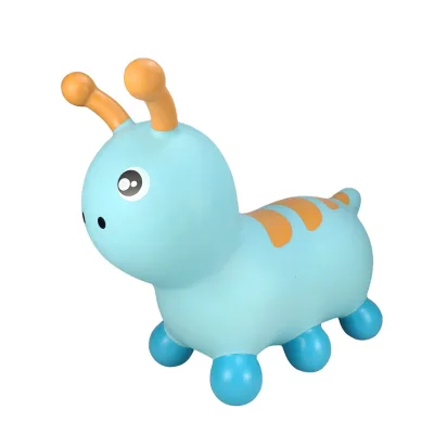 Manufactory wholesale china ride on caterpillar toy inflatable animal bouncer for kids jumping play gym outdoor
