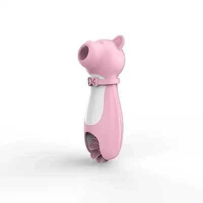 Hot Selling Women's G Spot Vacuum Tease Sucking Vibrator with Licking Bear Dildo New Design for Intimate Pleasure