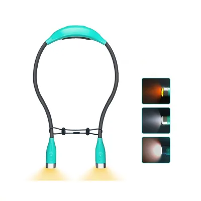Universal USB Reading Lamp Adjustable Neck Hanging LED Light Source Flexible Hose Indoor Outdoor Night Running Eye Protection