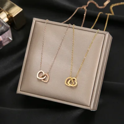 Stainless Steel Plated with Genuine Gold, Exquisite and Non Fading Fashion Necklace, Wholesale From Women's Factory