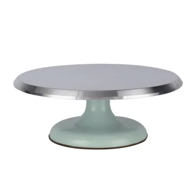 Cupcake Decorating Supplies Aluminium Alloy Revolving Cake Stand 12 Inch Rotating Cake Turntable for Cake Cupcake Decorating