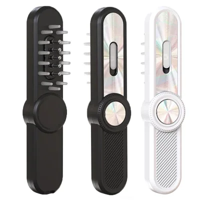 Wireless Blue and Red Light Scalp Oil Applicator Comb Head Massager Brush for Hair Growth Convenient Scalp Massage Devices