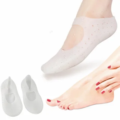 Silicone Foot Care Socks Non-slip Anti Cracking Moisturizing Gel Socks Cracked Dead Skin Remove Protector Pedicure Tools