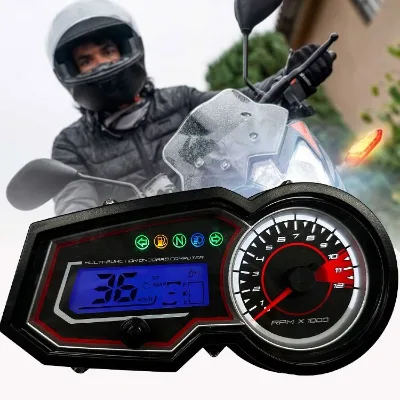 Baihang User-friendly Digital RPM Gauge Motorcycle Tachometer ABS Material Waterproof Durable for Vento Lithium 190 5.0 Meter