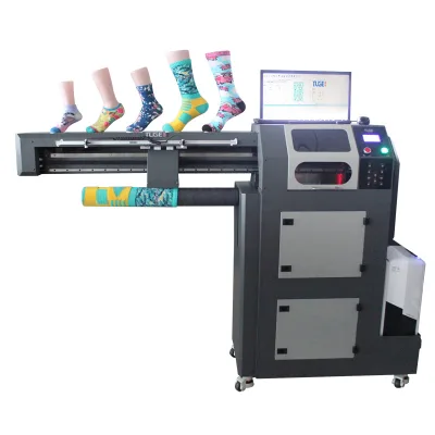 2023 New Technology Digital Sock Printer 3D Seamless Long Stockings Thigh-high Socks Printing Machine