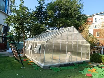 Sturdy Aluminum Alloy Integrated Frame, Rust-proof & Durable Greenhouse,Suitable for Backyard, Terrace, Farm and Courtyard