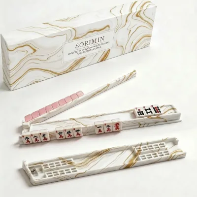 Popular Marble Game Mahjong Pusher and Holder Modern Mahjong Rack Accessories