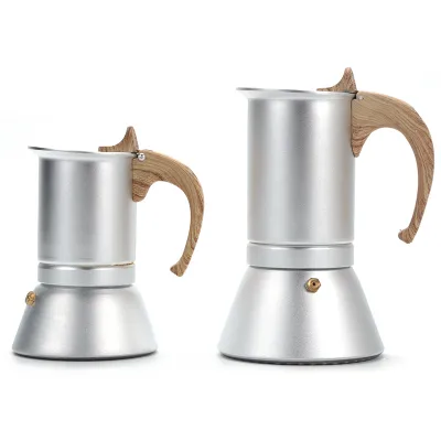 Best-selling Italian-style Light Luxury Style Home Espresso Maker Aluminum Coffee Pot
