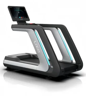 Wholesale Hot-selling up to 25 km/h Gym Large Ergonomic Electric Trademill Gym Motorized Treadmill Machine 24-inch LCD Screen