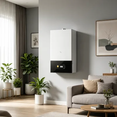 Factory Direct Supply Wall Mounted Condensing Gas Boiler OEM Custom Color Combi Hot Water Heater