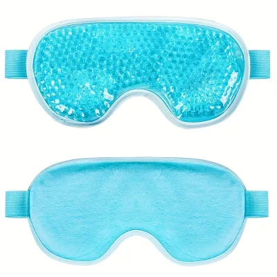 Custom Cooling Eye Mask Cold Eye Pad Reusable Gel Patch for Puffy Eyes Ice Blindfold Frozen Cold Compress for Dark Circles