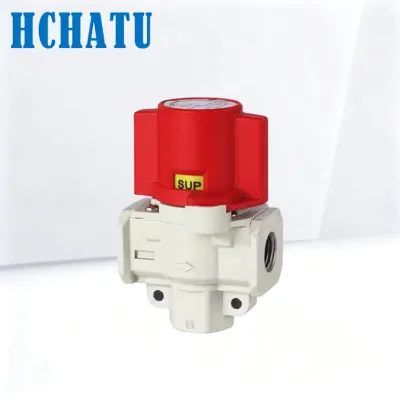 high quality VHS Series Original Quality Residual Pressure Release Pneumatic Valve VHS20 30 40 01A 02A 03A Keyhole Equipped 3-Way 1