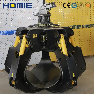 Multi-functional Scrap Magnet Lotus Grab for Efficient Sorting