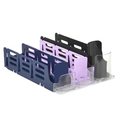 Drink Organizer Cooler Eco-Friendly PVC Shelf Glide Gravity Roller Feed Bottle Slider Can Beverage Pusher Fridge Divider Pusher