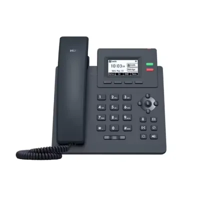 SIP-T31 Entry SIP IP Phone 2 SIP Lines 2.3" 132*64 Backlit LCD Small Office Staff Budget VoIP Desk Telephone
