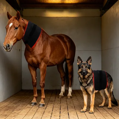 Equine Therapy Pad Wearable Flexible Pulsed 660nm 850nm for Horse Leg Injury Relief