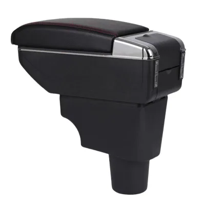 Armrest Interior Center Console Storage Box Cup Holder USB Charging Car Armrest Organizer for Toyota Sienta