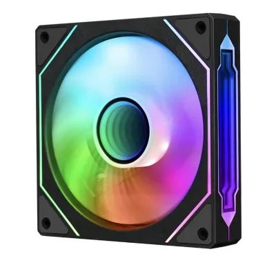 New Style 120mm PC Case Fan for Gaming Computers LED ARGB Infinity Mirror Low Noise Air Cooler PWN Fan