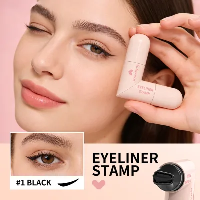 24H Long Lasting Heart Eyeliner Stamp Pen Private Label Waterproof Anti-smudge High Pigment Eyeliner