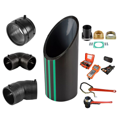High Quality Hdpe Pipes Fitting Tee Pipe Gas Station Underground Pipe